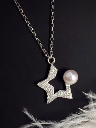 Five-pointed Star Freshwater Pearl Necklace