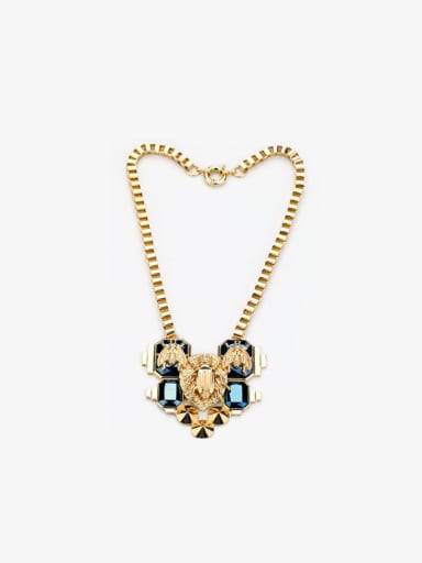 Alloy Gold Plated Insect Necklace