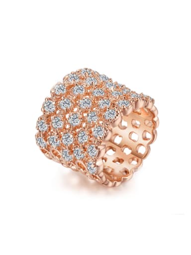 Luxury Western Rose Gold Plated with Zircons