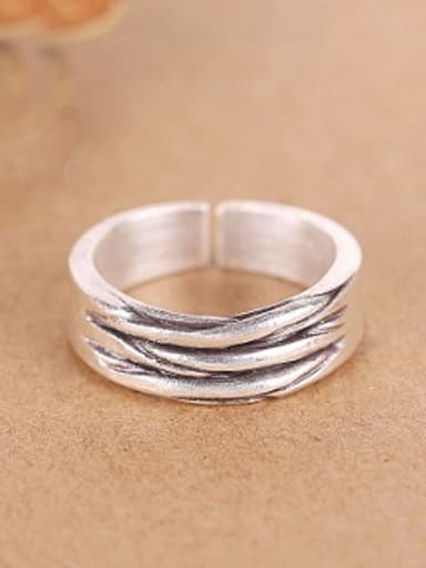 Retro Simple Silver Handmade Ring