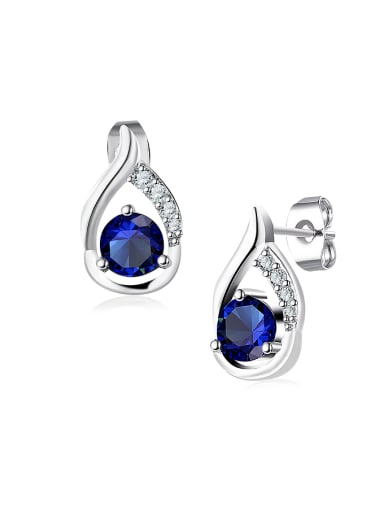 Exquisite Water Drop Shaped Glass Earrings