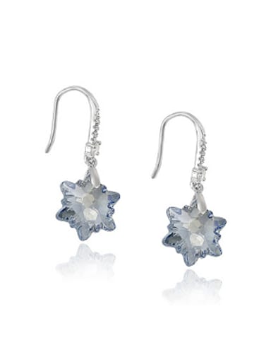 Fashion Flowery Austria Crystal Earrings