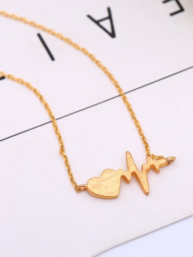 Fresh 16K Gold Plated Heart Shaped Necklace