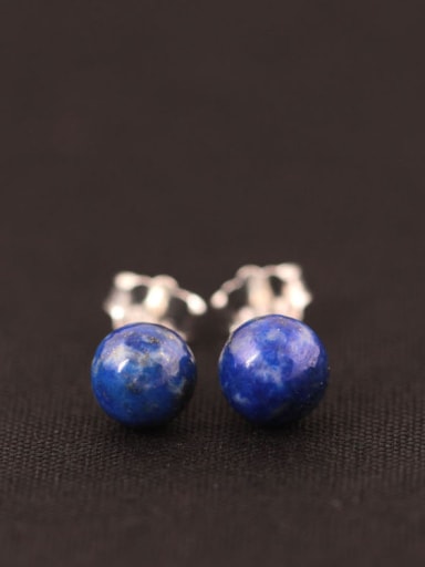 Natural Blue Stones stud Earring