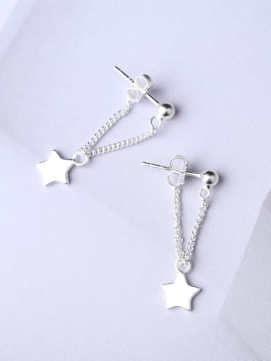 Simple Five-pointed Star Stud Earrings