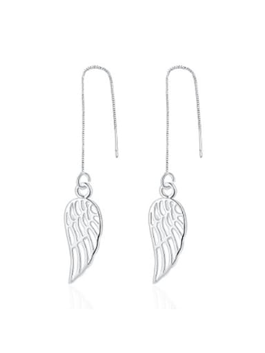Simple Hollow Little Wings Line Earrings