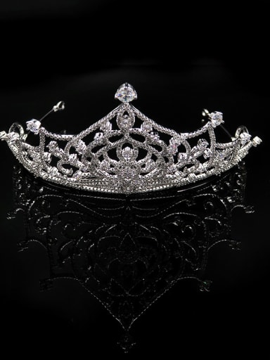 Hollow Crown-shape Western Style Noble Hair Accessories