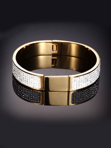 Imported Titanium Steel Anti-allergic Gold Bracelet