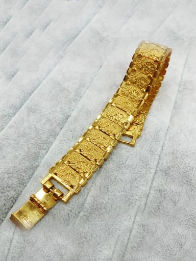 Luxury Gold Plated Geometric Bracelet