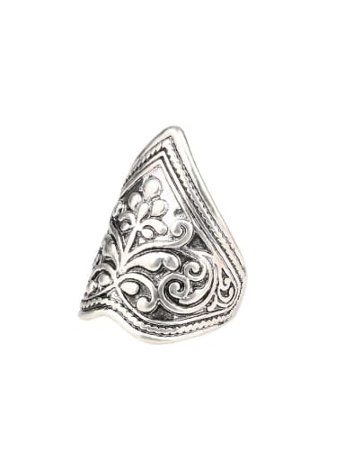 Retro style Personalized Alloy Carved Ring