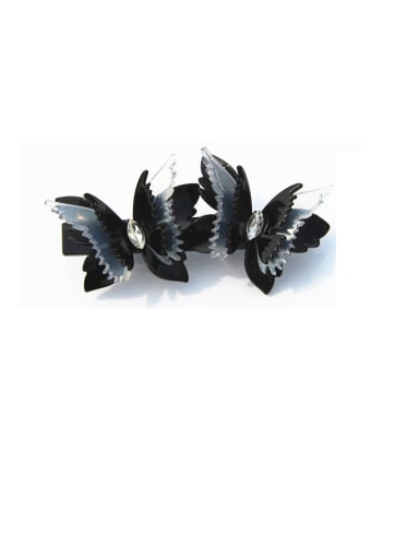 Alloy With Cellulose Acetate  Fashion Butterfly Barrettes & Clips