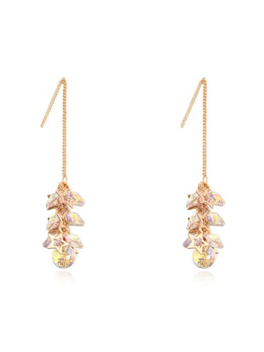 Exquisite Little Stars Cubic austrian Crystals Line Earrings