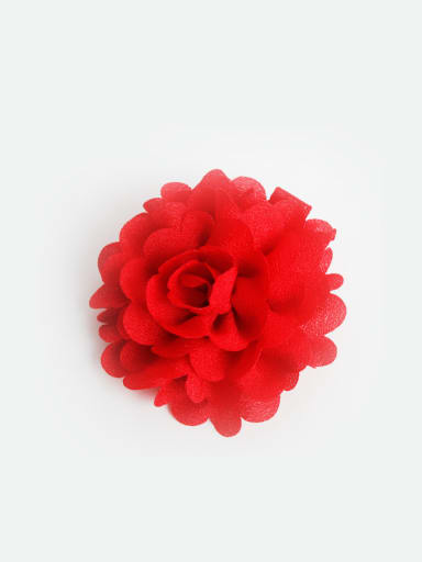 Red Flower Hair clip