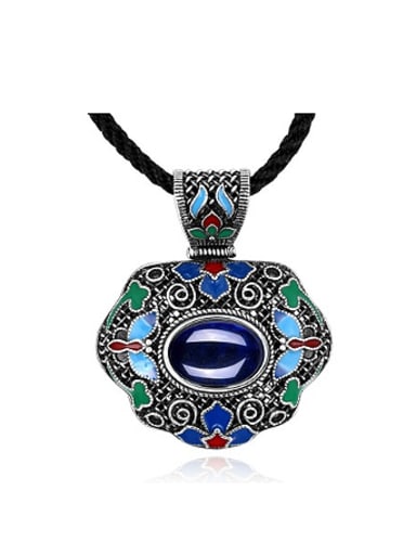 Ethnic style Corundum Stone Necklace