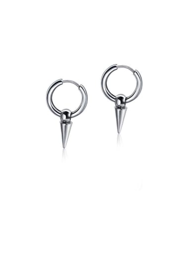 316L Surgical Steel With Platinum Plated Punk Irregular Stud Earrings