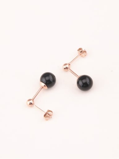 Small Balls Titanium Stud Earrings