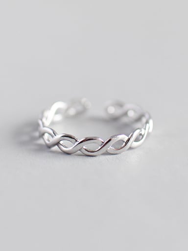 925 Sterling Silver With Silver Plated Cute Rings