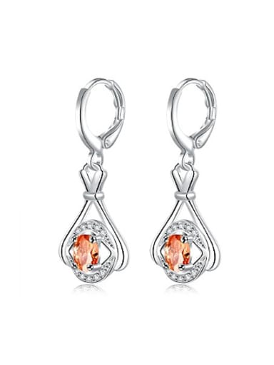 Fashion Oval Crystal Rhinestones Earrings