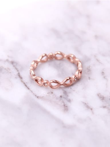 Simple Hollow Bow Fashion Ring