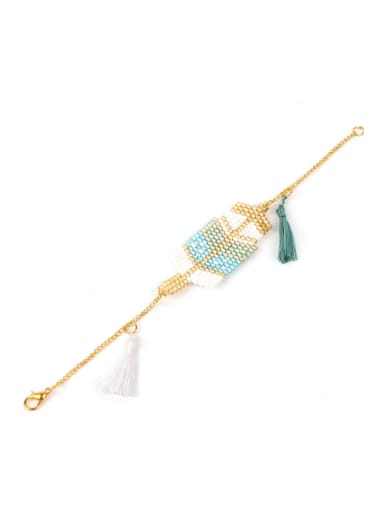 Colorful Small Glass Beads Handmade Bracelet