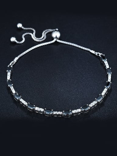 Platinum Zircon Bracelet