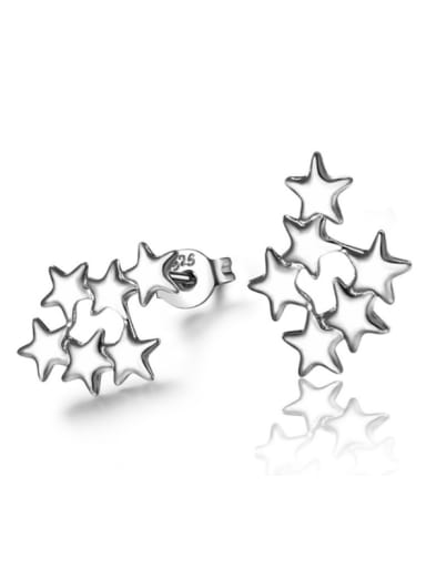 Stars Shaped Hot Selling New Copper Stud Earrings