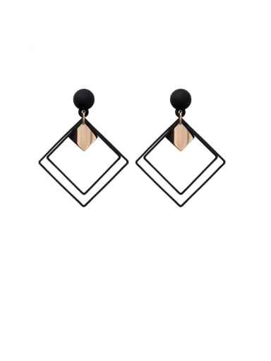 Alloy With Smooth  Simplistic Geometric Stud Earrings