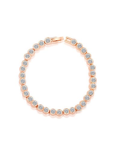 Elegant Round Shaped Austria Crystal Bracelet