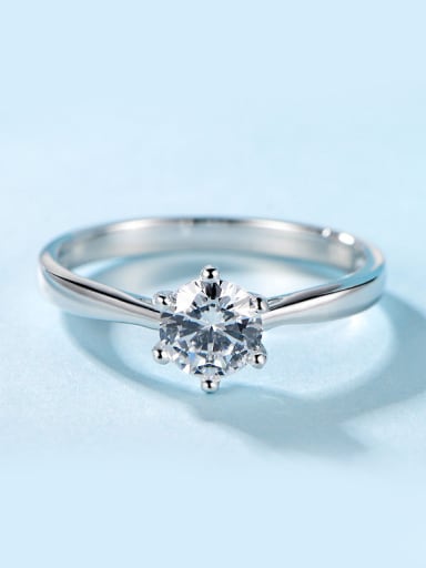 Women S925 Silver Engagement Ring