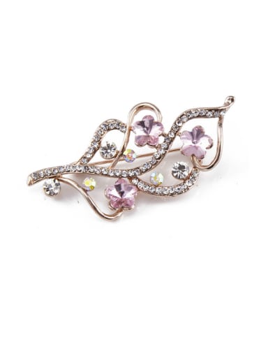 2018 Flower-shaped Rose Gold Brooch