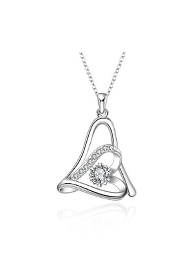 Fashion Heart shaped Zircon Necklace