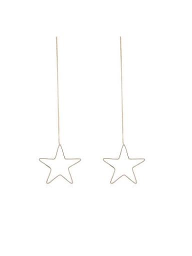 Delicate 18K Gold Plated Star Frame Ear Lines
