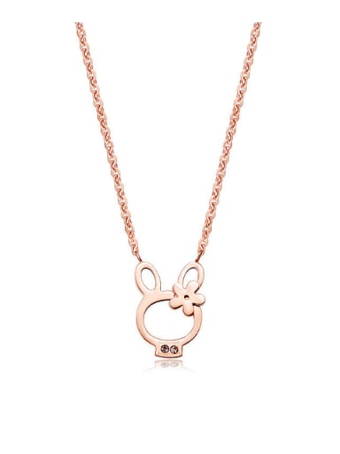 Rose Gold Stainless Steel Necklace