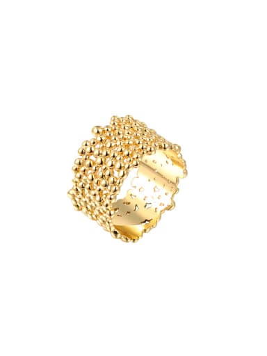 Creative 18K Gold Plated Copper Ring