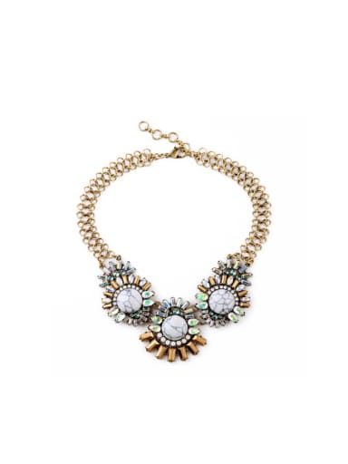 Western style Artificial Stones Women Necklace