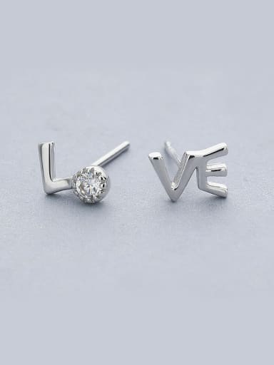 All-match Letters Shaped Stud cuff earring