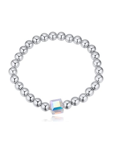 Simple austrian Crystal Little Beads Alloy Bracelet
