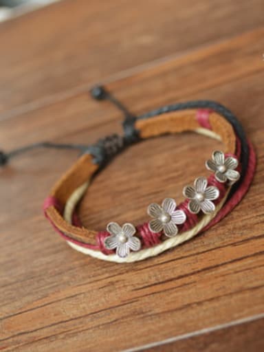 Multi-layer Flower Shaped Women Bracelet