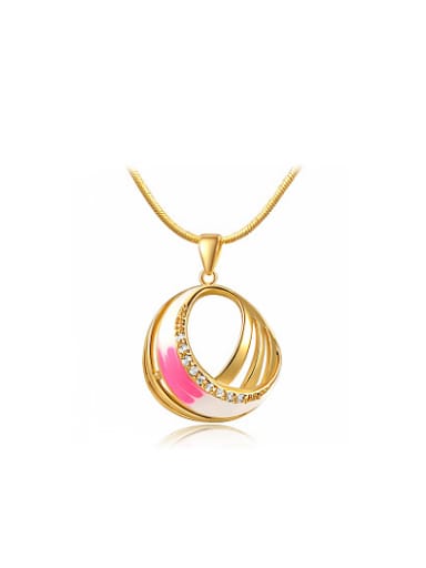 Delicate 18K Gold Plated Geometric AAA Zircon Necklace