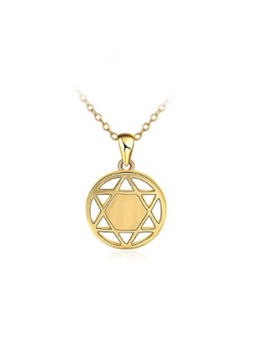 Elegant 18K Gold Plated Star Shaped Necklace