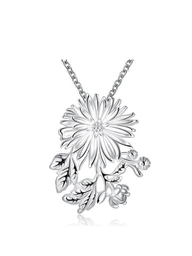 Fashion Chrysanthemum Flower Women Necklace
