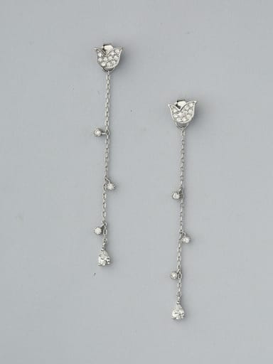 Beautiful 925 Silver Geometric Earrings