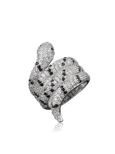 High Quality Platinum Plated Snake Shaped Ring