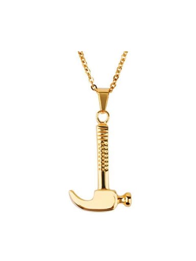 Titanium Personalized Hammer Necklace