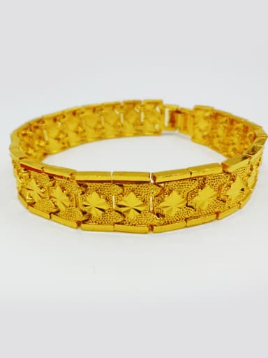 Men All-match Gold Plated Star Bracelet