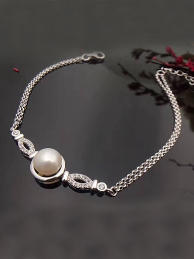 Freshwater Pearl Two-layers Bracelet