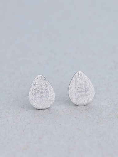 925 Silver Water Drop Shaped Earrings