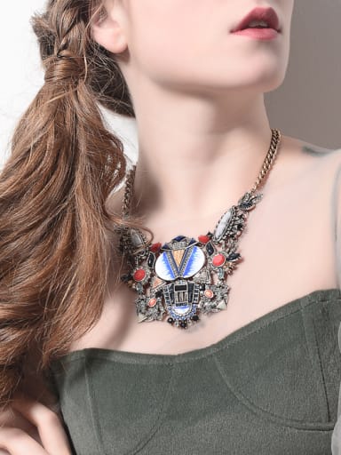 Antique Personality Hyperbole Fashion Exaggerate Necklace