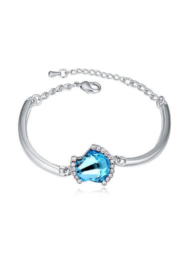 Simple Shell-shaped austrian Crystal Alloy Bracelet
