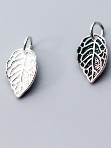 925 Sterling Silver With Antique Silver Plated Trendy Leaf Charms